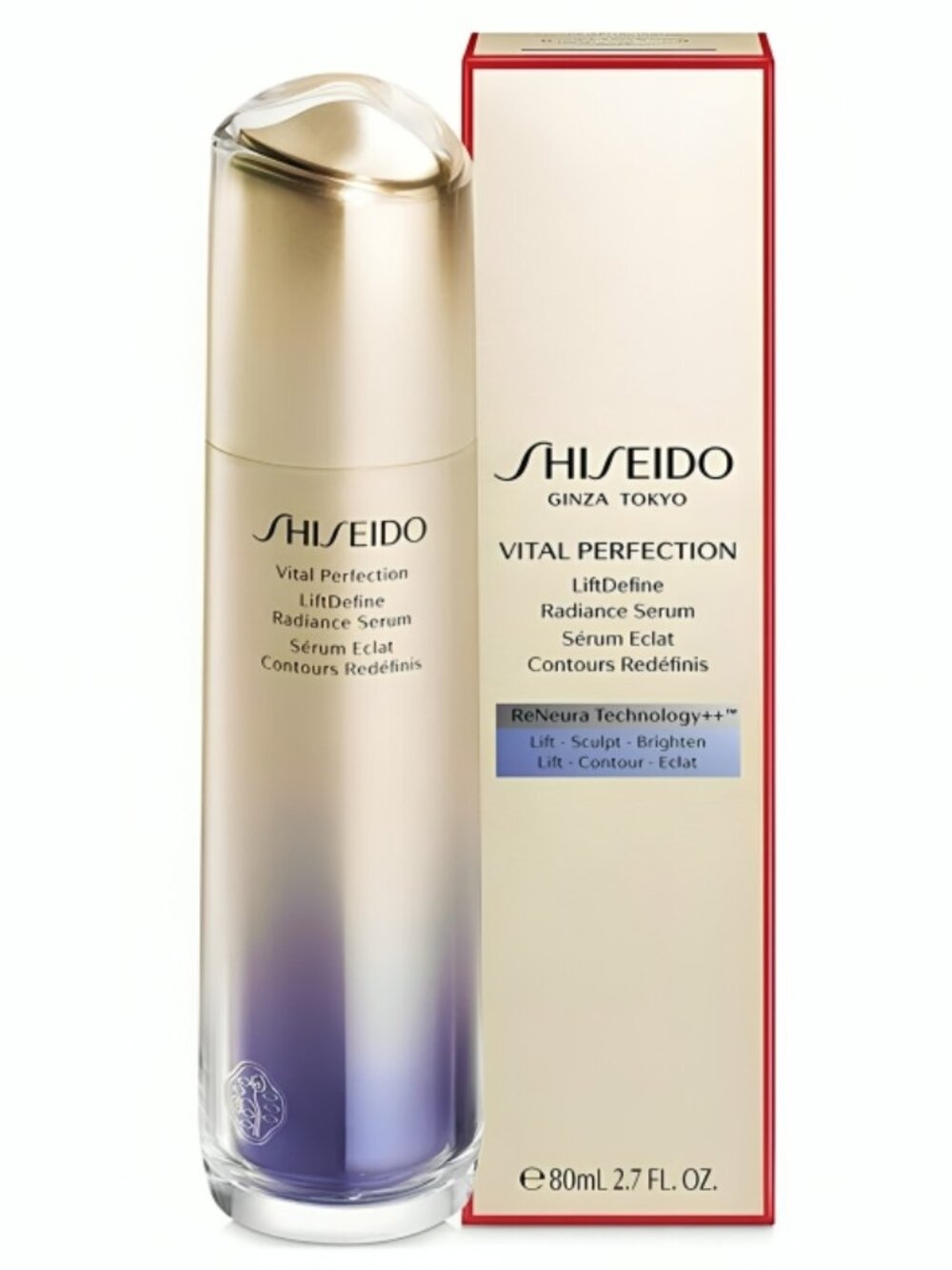 Shiseido Vital Perfection LiftDefine Radiance Serum 80mL / 2.7 Oz New in Box